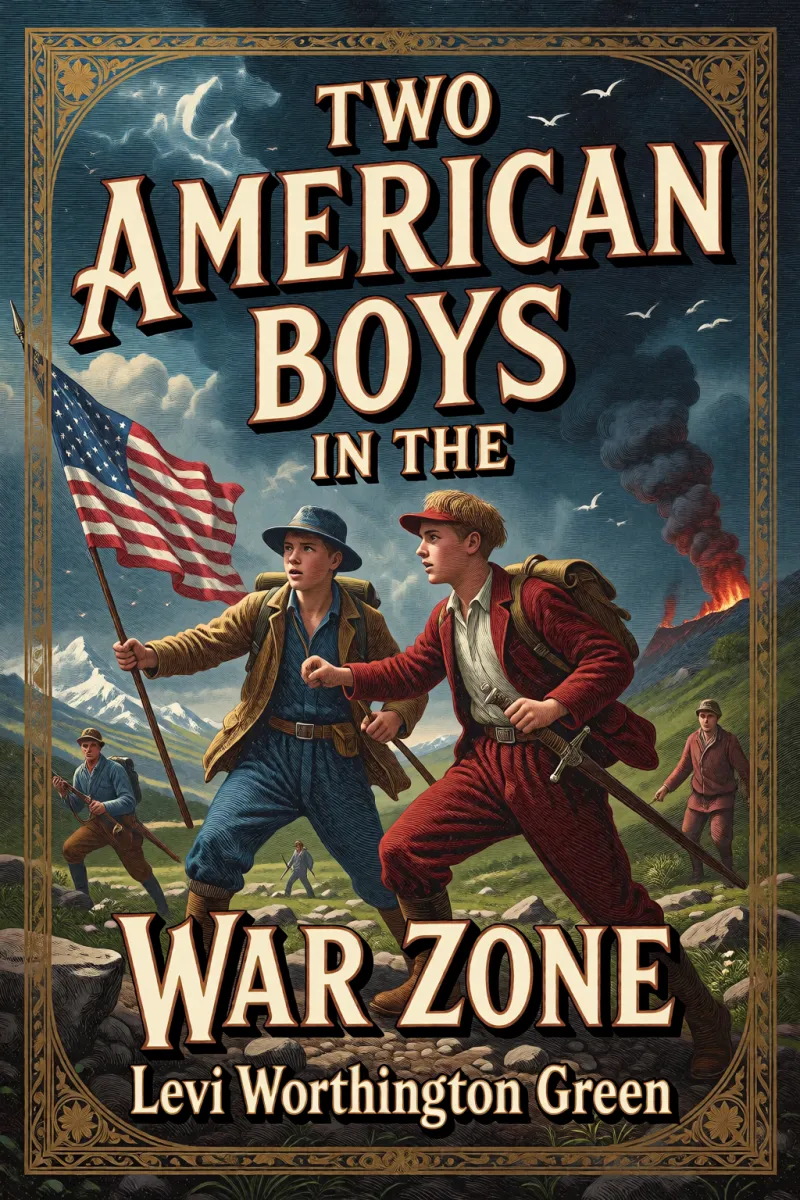 Cover of Two American Boys in the War Zone by Levi Worthington Green