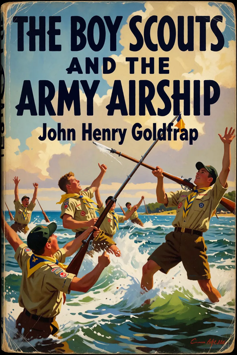 Cover of The Boy Scouts and the Army Airship by John Henry Goldfrap