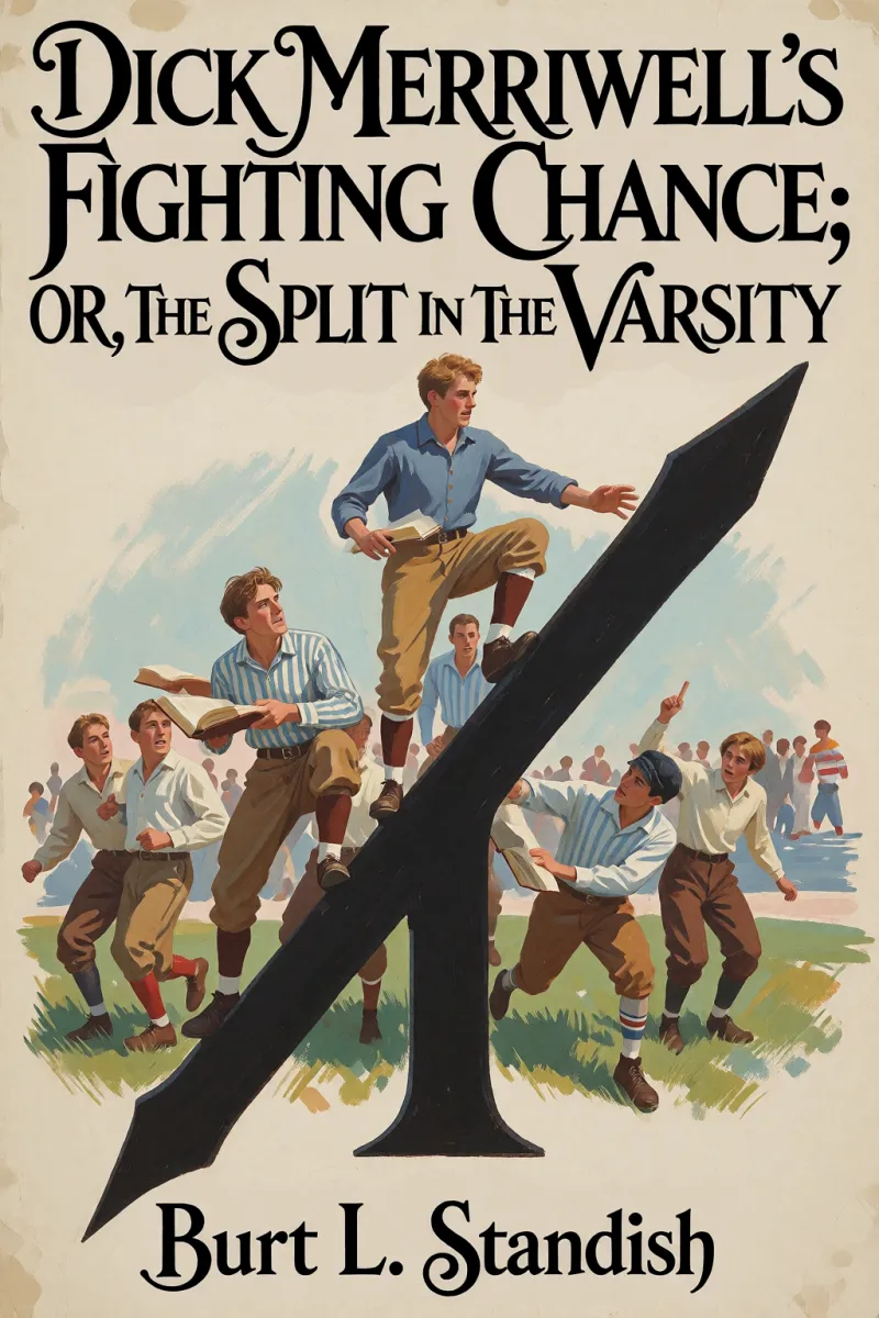 Cover of Dick Merriwell's Fighting Chance; Or, The Split in the Varsity by Burt L. Standish