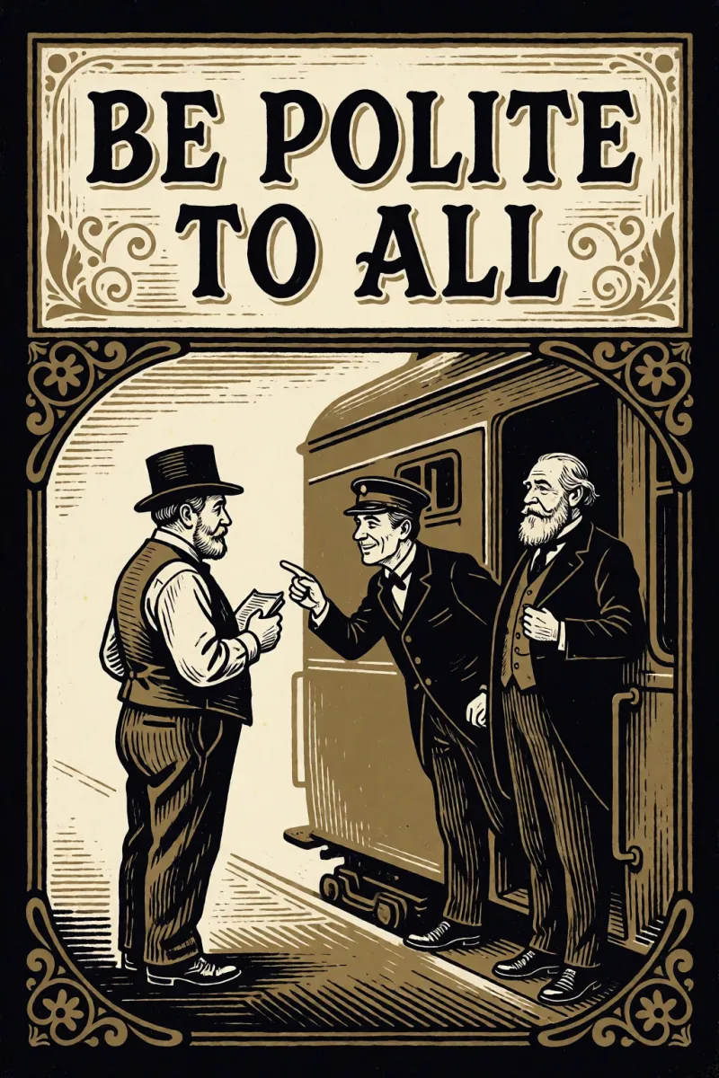 Cover of Be Polite to All by Anonymous