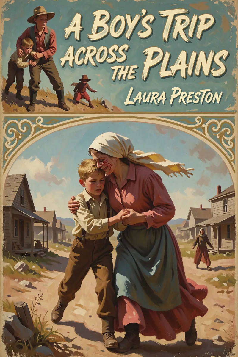 Cover of A Boy's Trip Across the Plains by Laura Preston