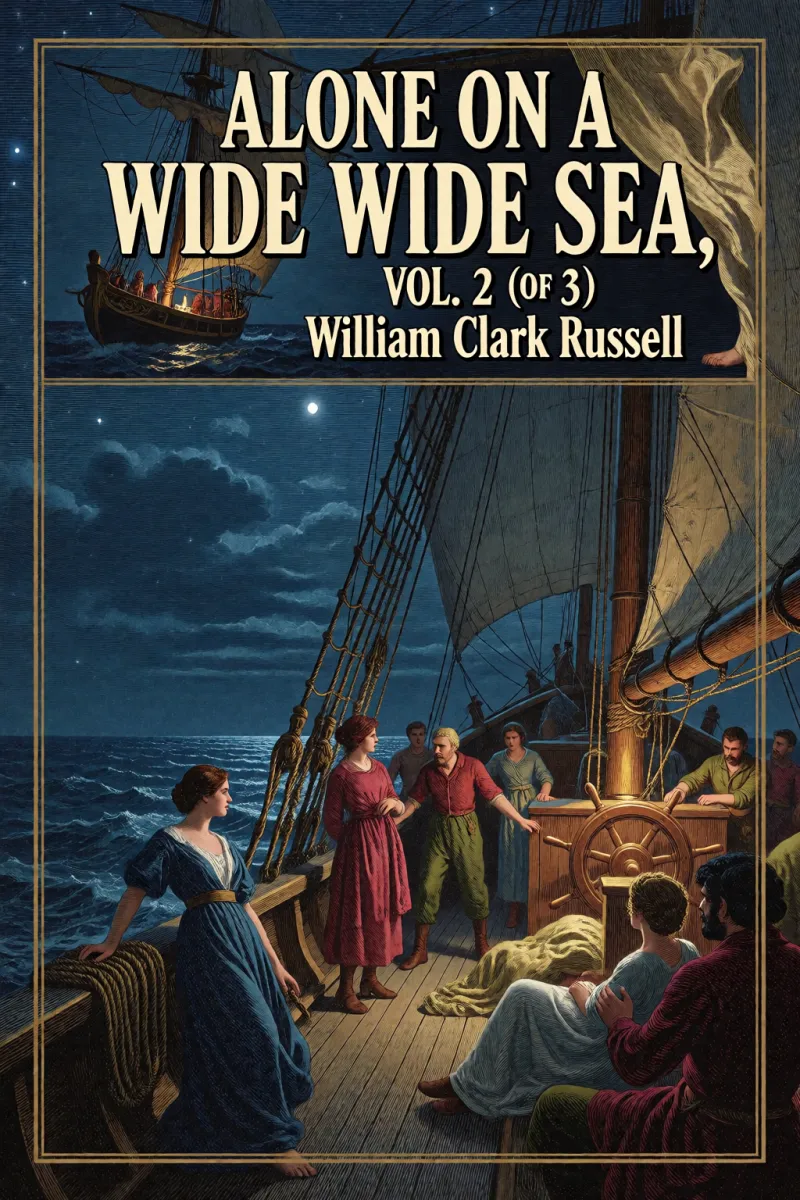 Cover of Alone on a Wide Wide Sea, Vol. 2 (of 3) by William Clark Russell
