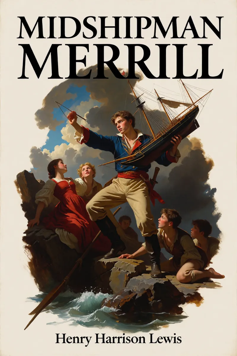 Cover of Midshipman Merrill by Henry Harrison Lewis
