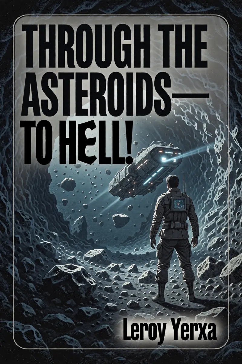 Cover of Through the Asteroids—To Hell! by Leroy Yerxa