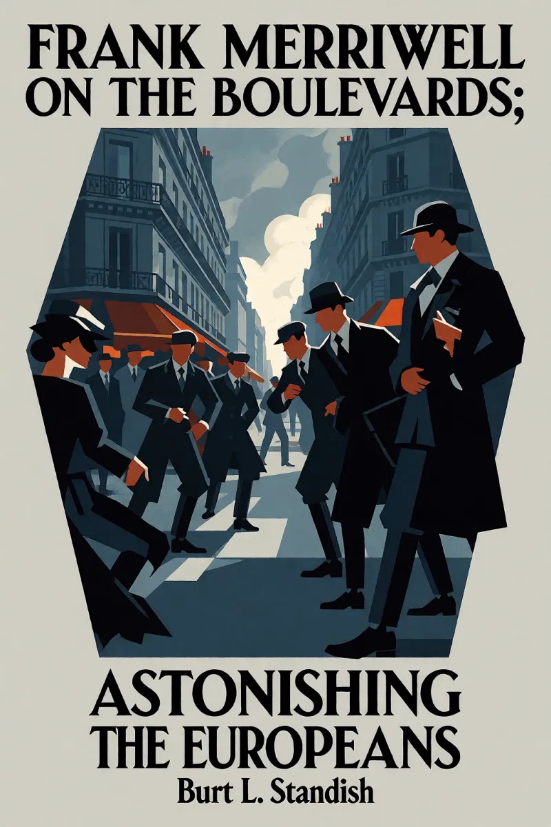 Cover of Frank Merriwell on the Boulevards; Or, Astonishing the Europeans by Burt L. Standish