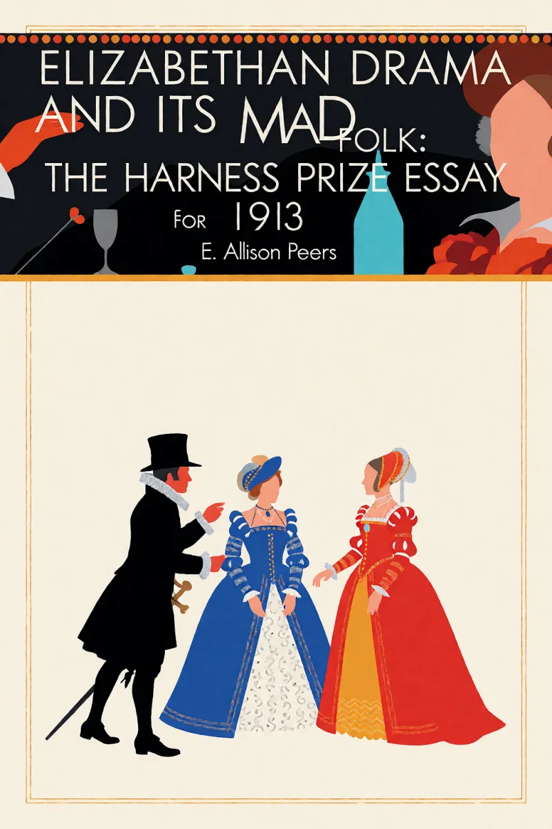 Cover of Elizabethan Drama and Its Mad Folk: The Harness Prize Essay for 1913 by E. Allison Peers