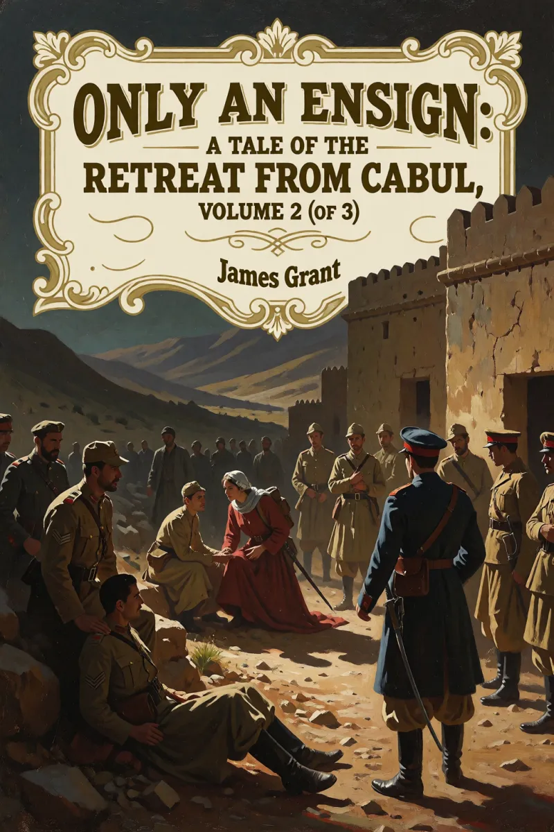Cover of Only an Ensign: A Tale of the Retreat from Cabul, Volume 2 (of 3) by James Grant