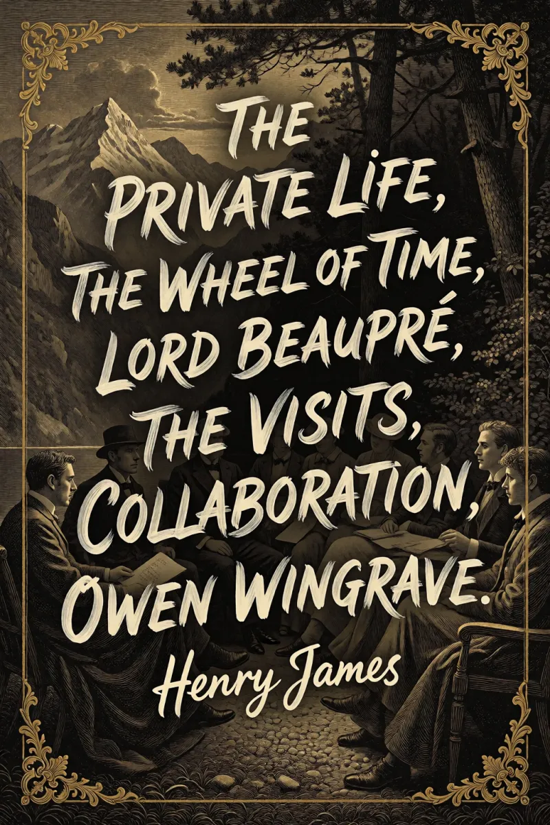 Cover of The private life, The wheel of time, Lord Beaupré, The visits, Collaboration, Owen Wingrave. by Henry James
