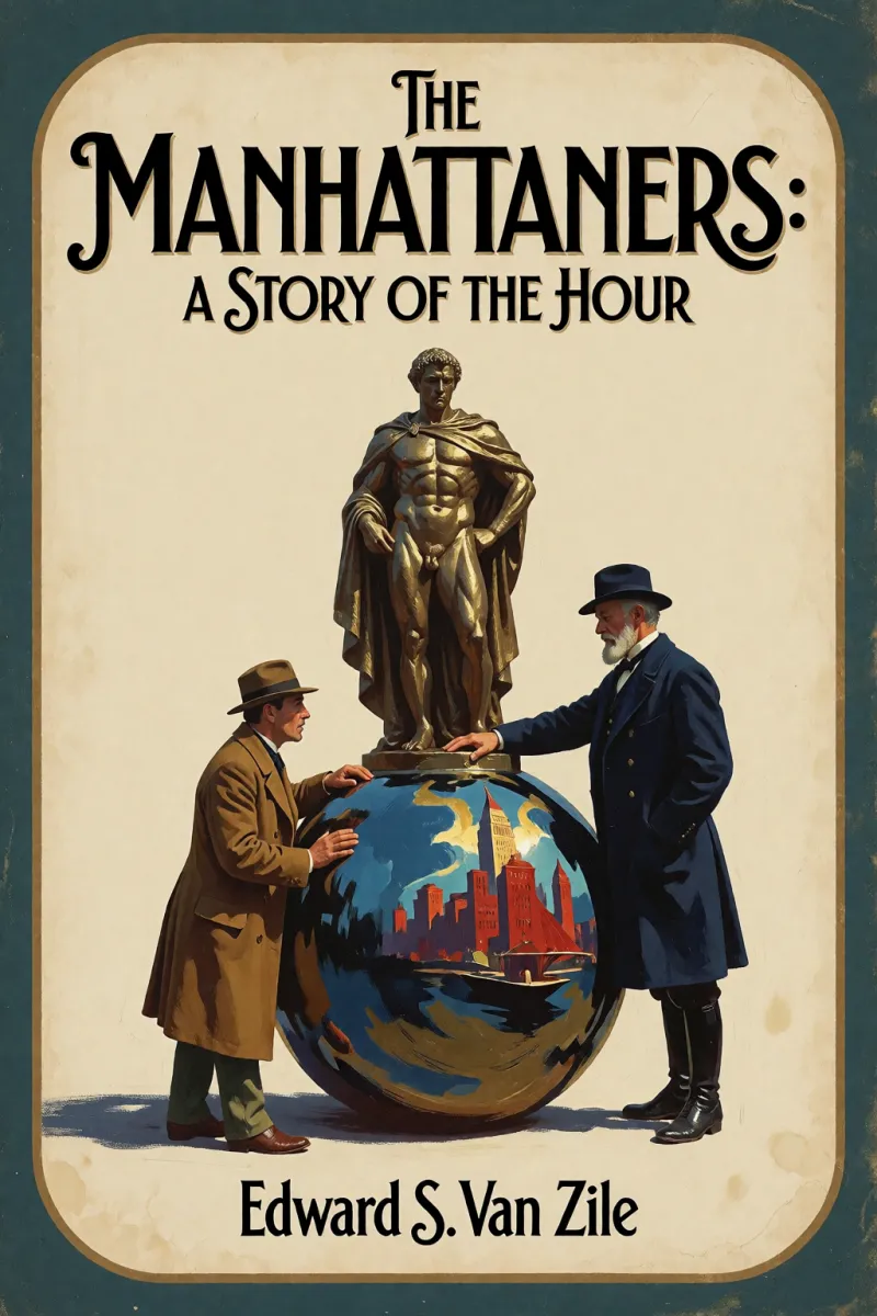 Cover of The Manhattaners: A Story of the Hour by Edward S. Van Zile