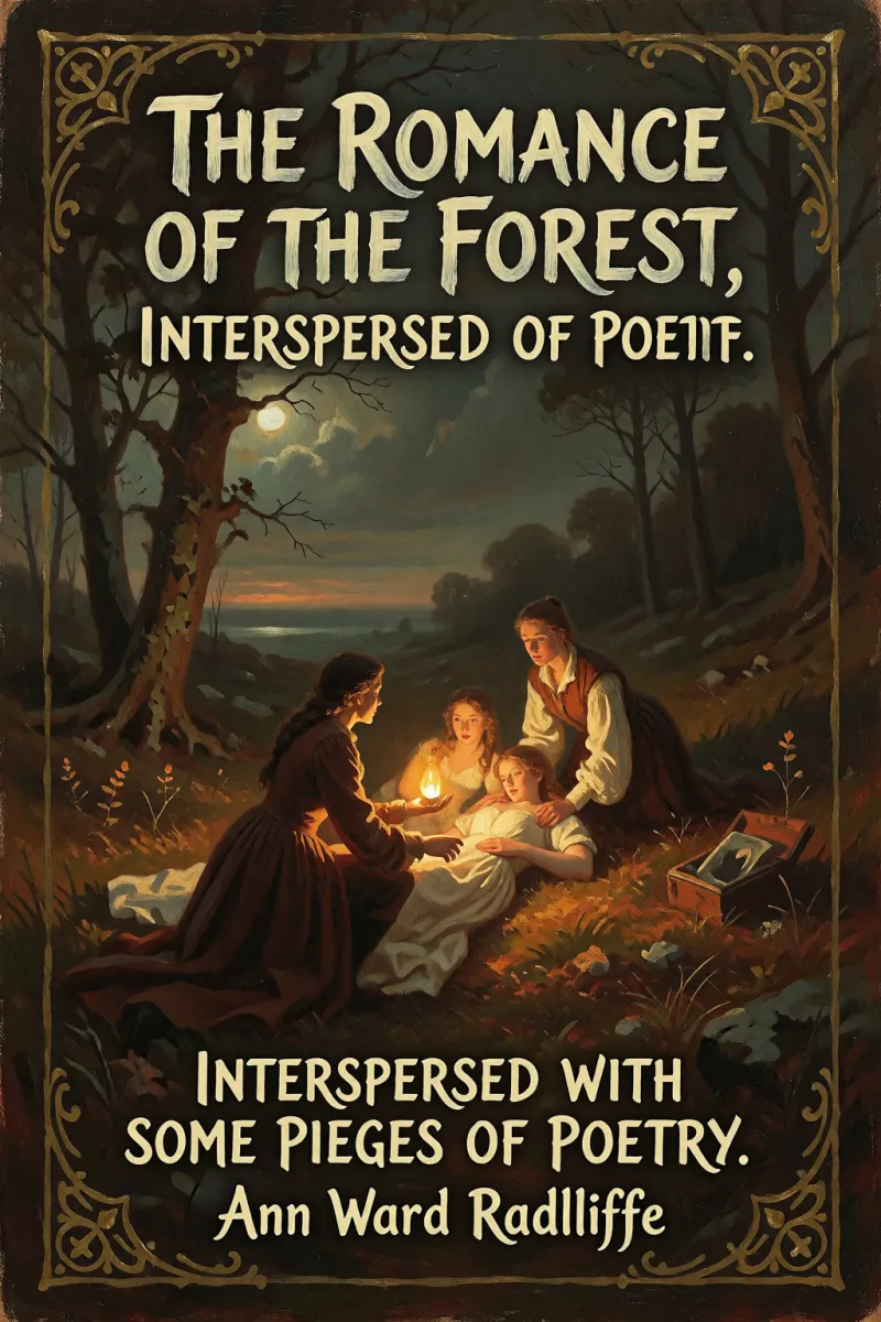 Cover of The Romance of the Forest, interspersed with some pieces of poetry. by Ann Ward Radcliffe