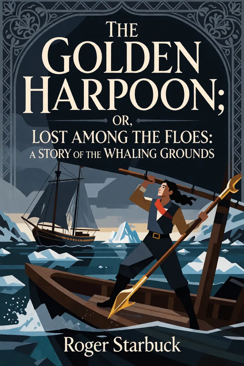 Cover of The Golden Harpoon; Or, Lost Among the Floes: A Story of the Whaling Grounds by Roger Starbuck