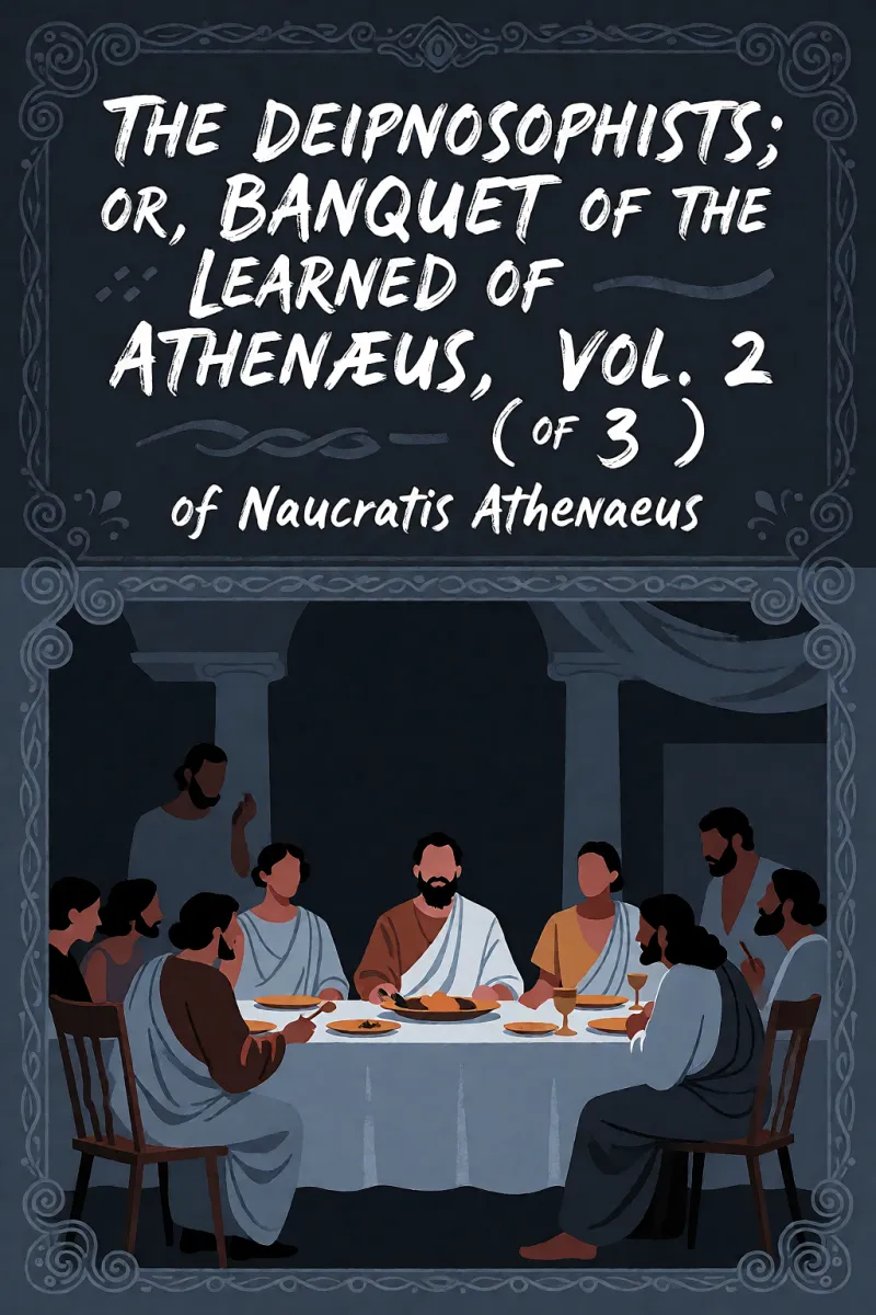 Cover of The Deipnosophists; or, Banquet of the Learned of Athenæus, Vol. 2 (of 3) by of Naucratis Athenaeus