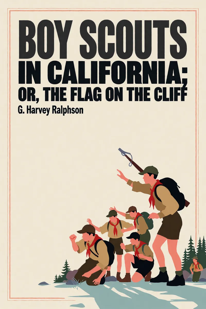 Cover of Boy Scouts in California; or, The Flag on the Cliff by G. Harvey Ralphson