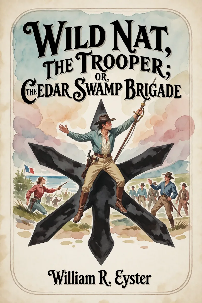 Cover of Wild Nat, the Trooper; or, The Cedar Swamp Brigade by William R. Eyster