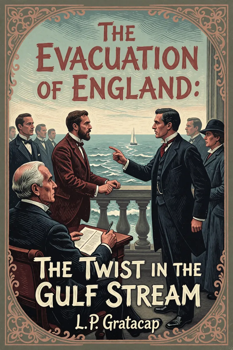 Cover of The Evacuation of England: The Twist in the Gulf Stream by L. P. Gratacap