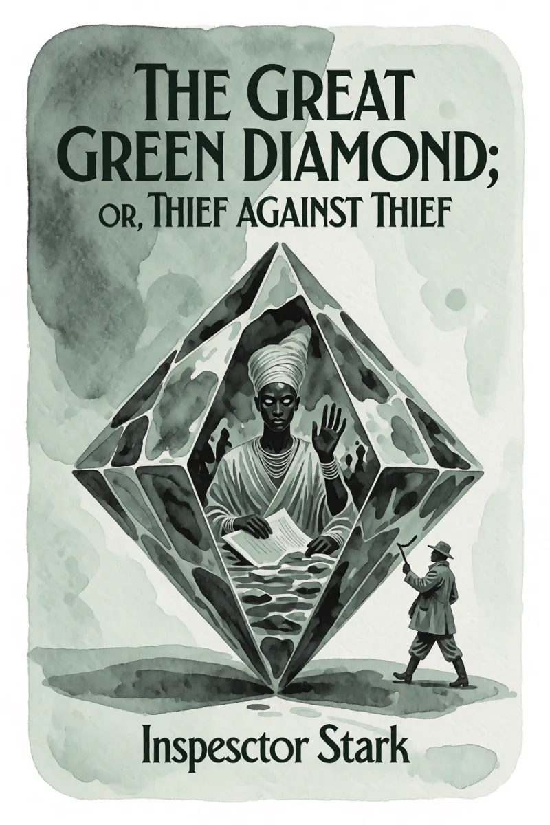 Cover of The Great Green Diamond; Or, Thief Against Thief by Inspector Stark