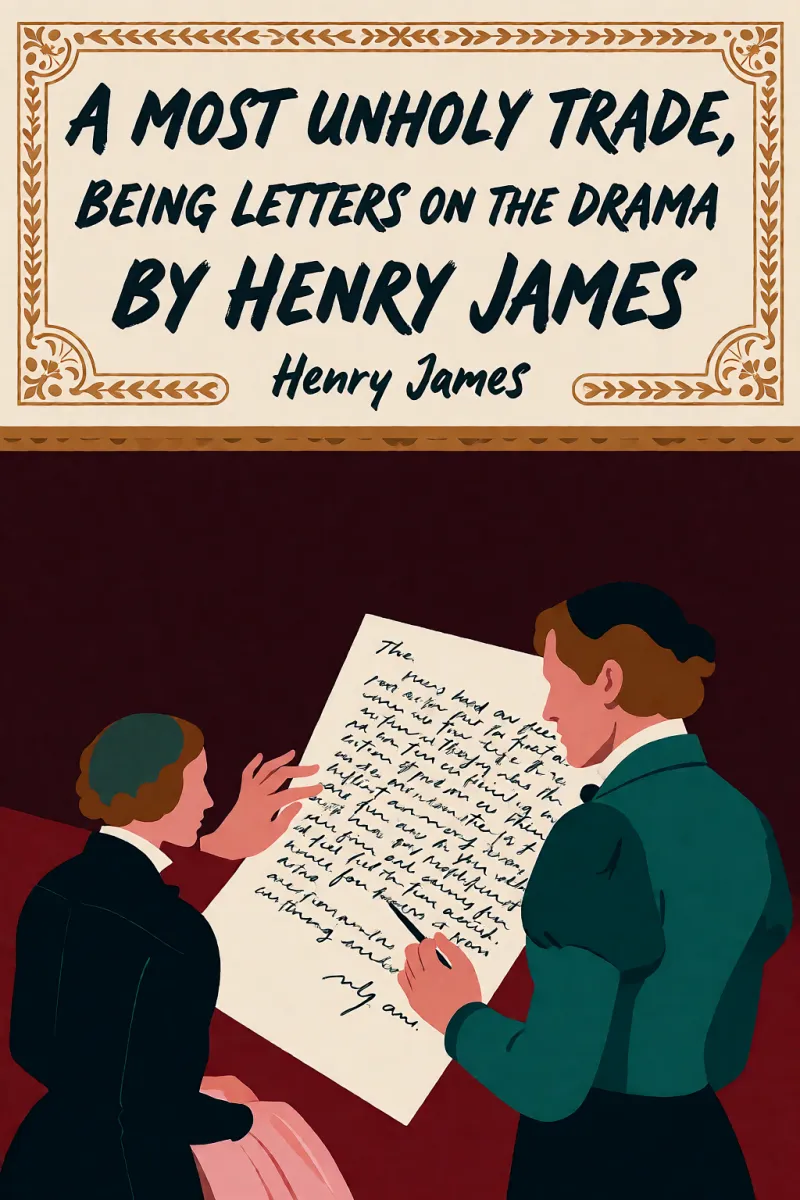 Cover of "A Most Unholy Trade," Being Letters on the Drama by Henry James by Henry James