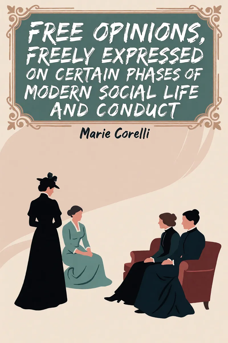 Cover of Free Opinions, Freely Expressed on Certain Phases of Modern Social Life and Conduct by Marie Corelli