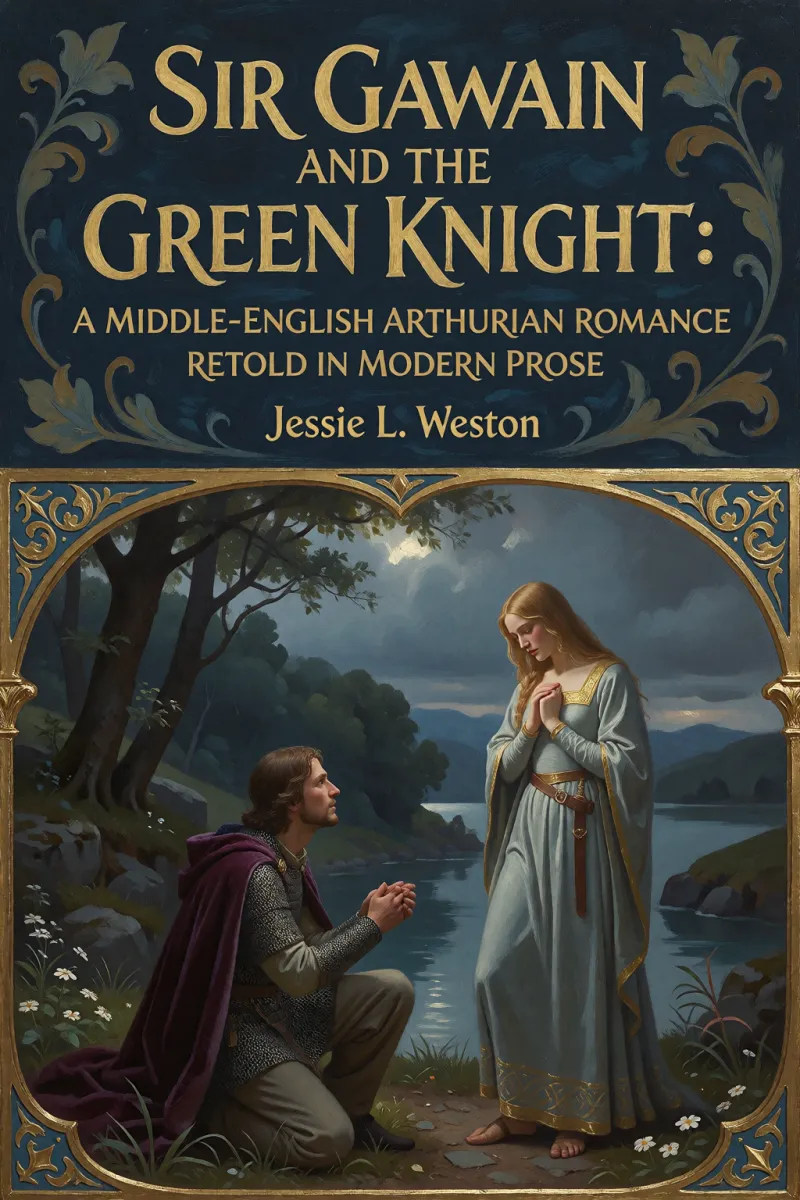 Cover of Sir Gawain and the Green Knight: A Middle-English Arthurian Romance Retold in Modern Prose by Jessie L. Weston