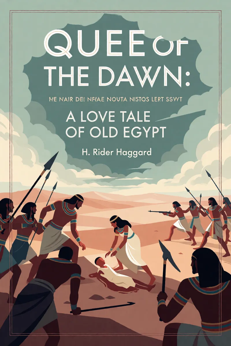 Cover of Queen of the Dawn: A Love Tale of Old Egypt by H. Rider Haggard