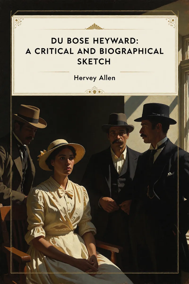 Cover of Du Bose Heyward: A Critical and Biographical Sketch by Hervey Allen