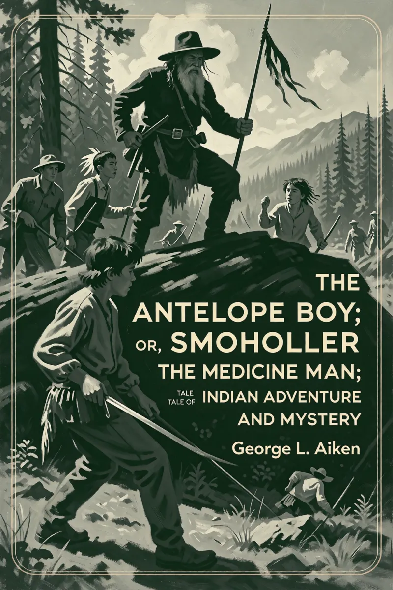 Cover of The Antelope Boy; or, Smoholler the Medicine Man: A Tale of Indian Adventure and Mystery by George L. Aiken