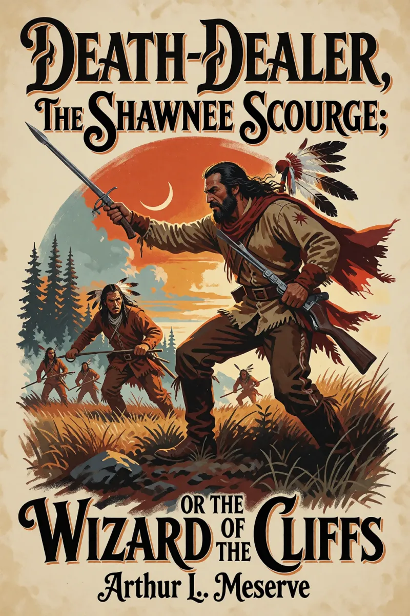 Cover of Death-Dealer, the Shawnee Scourge; or The Wizard of the Cliffs by Arthur L. Meserve