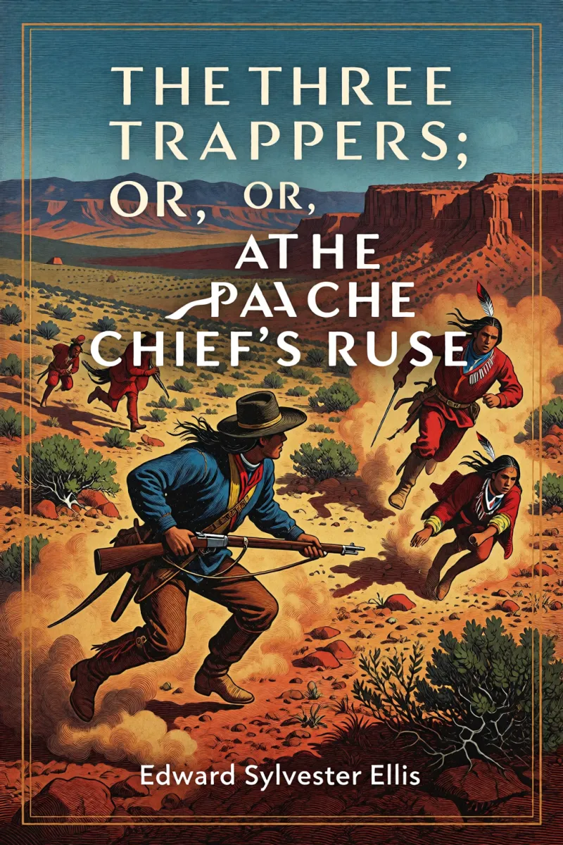 Cover of The Three Trappers; or, The Apache Chief's Ruse by Edward Sylvester Ellis