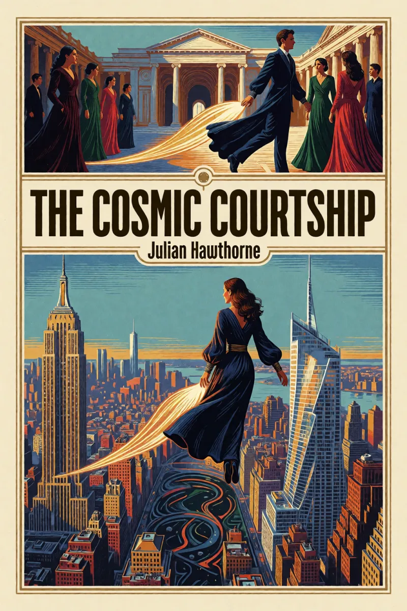 Cover of The Cosmic Courtship by Julian Hawthorne