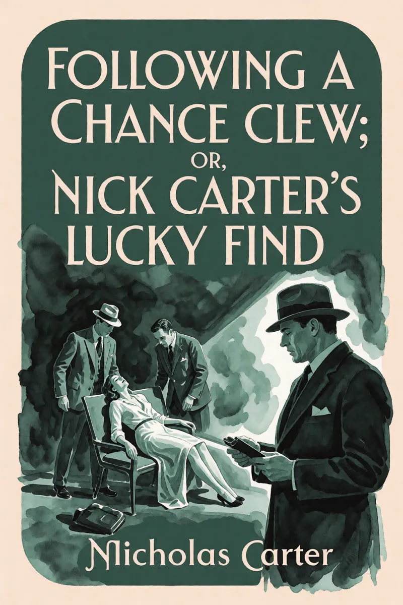 Cover of Following a Chance Clew; Or, Nick Carter's Lucky Find by Nicholas Carter