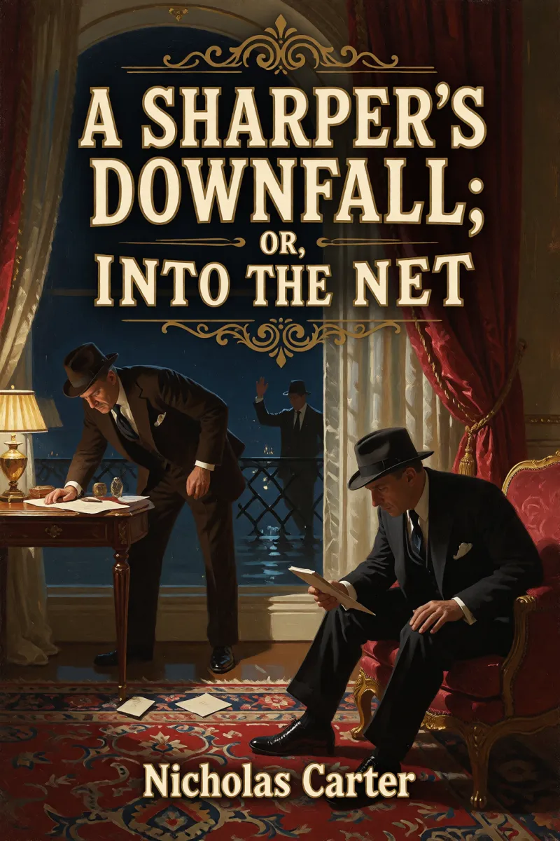 Cover of A Sharper's Downfall; Or, Into the Net by Nicholas Carter