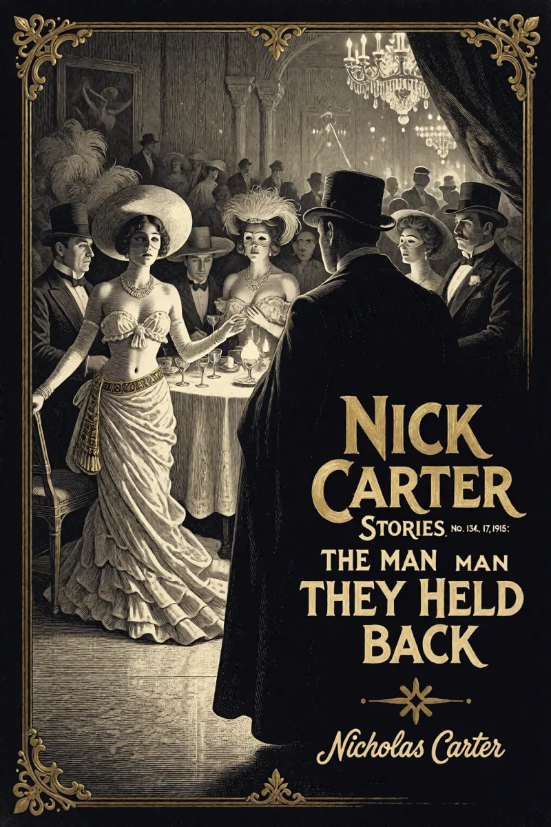 Cover of Nick Carter Stories No. 136, April 17, 1915: The Man They Held Back by Nicholas Carter