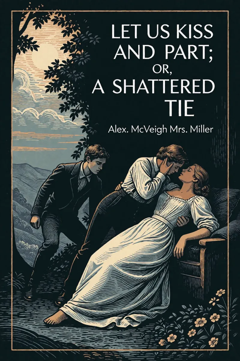 Cover of Let Us Kiss and Part; or, A Shattered Tie by Alex. McVeigh Mrs. Miller