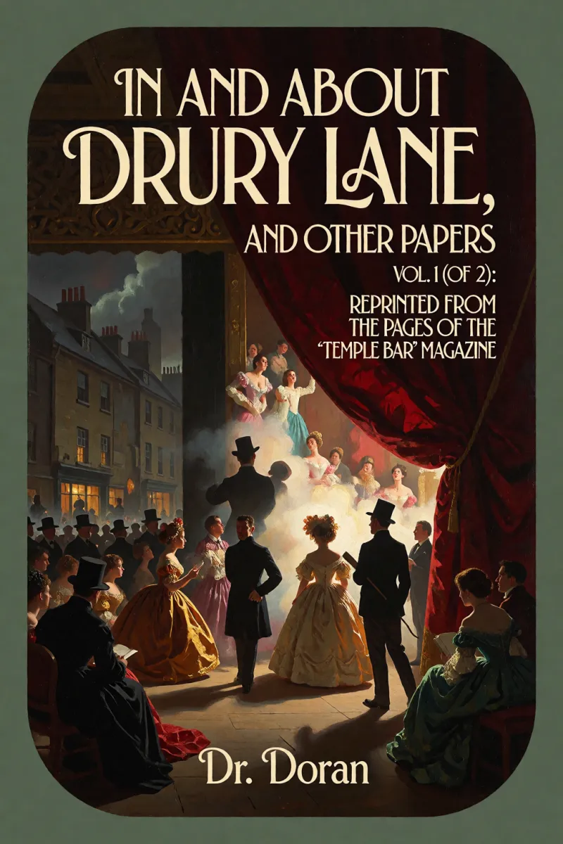 Cover of In and About Drury Lane, and Other Papers Vol. 1 (of 2): Reprinted from the pages of the 'Temple Bar' Magazine by Dr. Doran