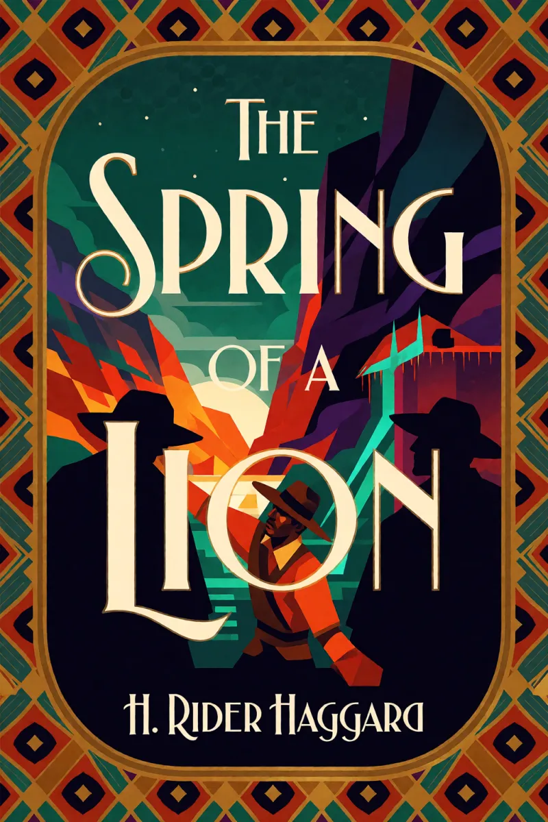 Cover of The Spring of a Lion by H. Rider Haggard