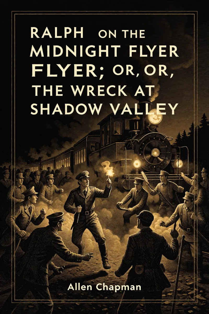 Cover of Ralph on the Midnight Flyer; or, The Wreck at Shadow Valley by Allen Chapman