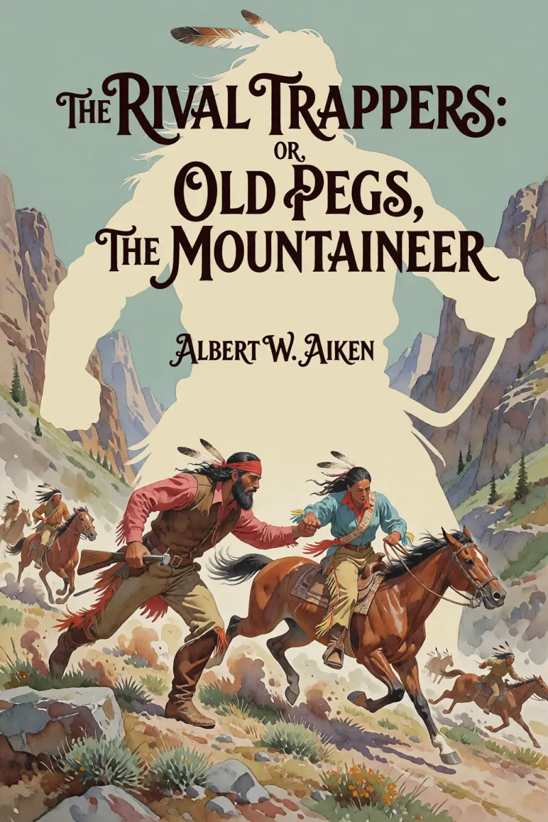 Cover of The Rival Trappers: or, Old Pegs, The Mountaineer by Albert W. Aiken