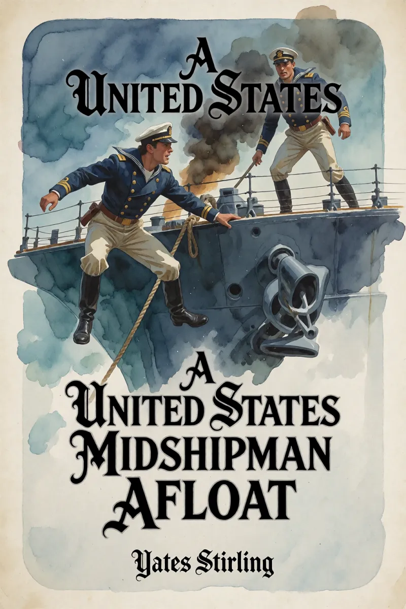 Cover of A United States Midshipman Afloat by Yates Stirling