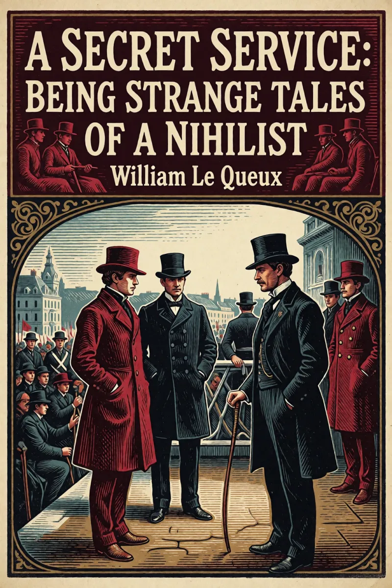 Cover of A Secret Service: Being Strange Tales of a Nihilist by William Le Queux