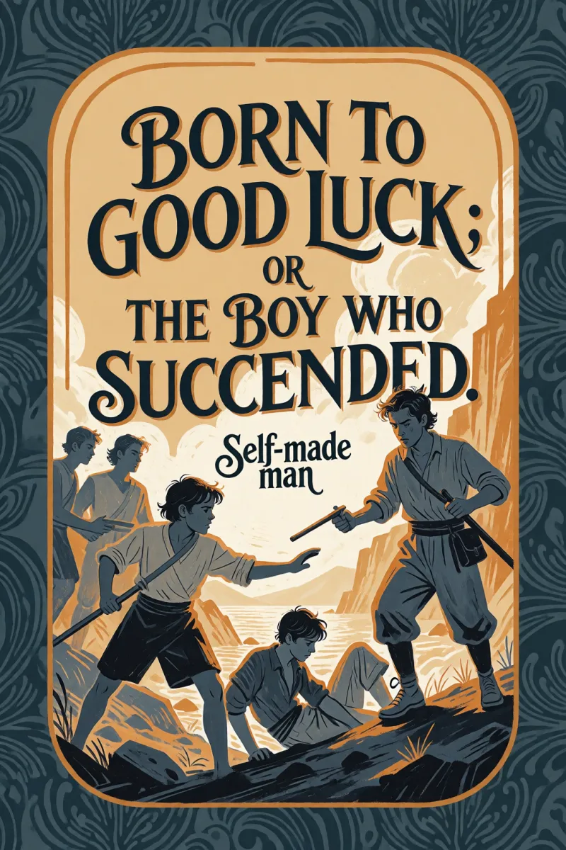 Cover of Born to Good Luck; or The Boy Who Succeeded. by Self-made man