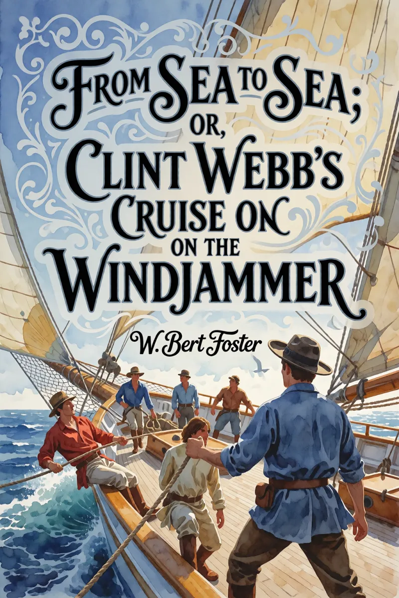 Cover of From Sea to Sea; Or, Clint Webb's Cruise on the Windjammer by W. Bert Foster