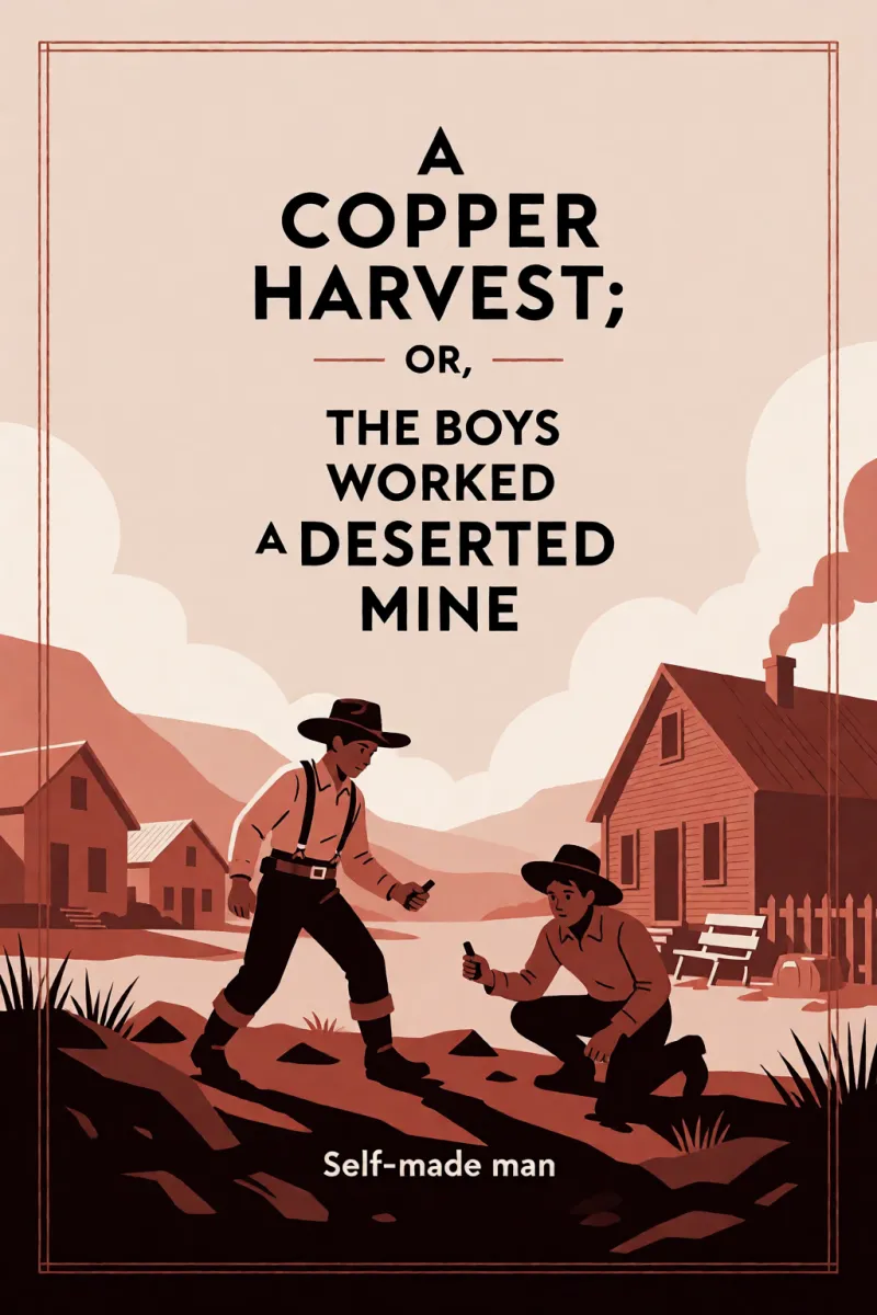 Cover of A Copper Harvest; or, The Boys who Worked a Deserted Mine by Self-made man