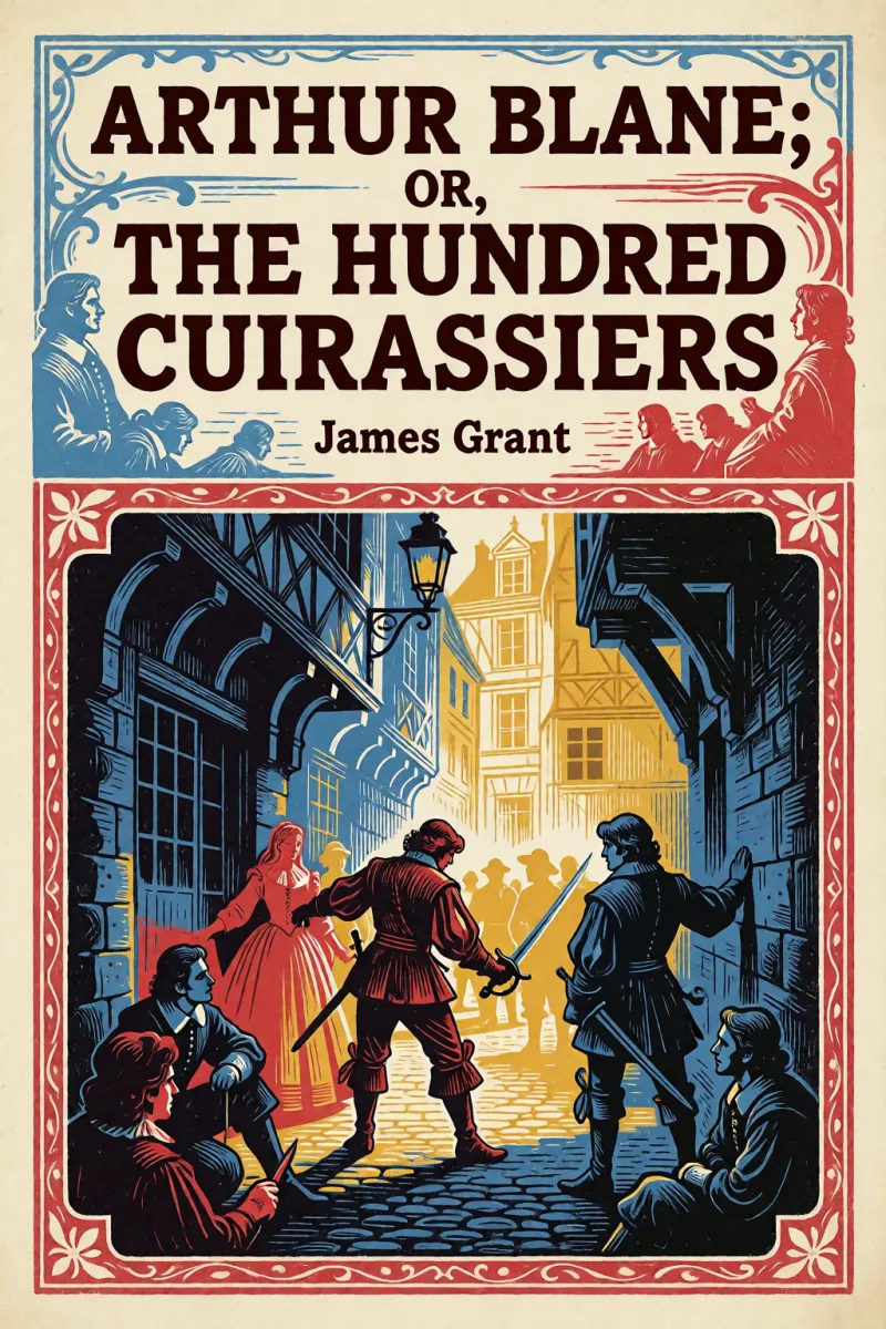 Cover of Arthur Blane; or, The Hundred Cuirassiers by James Grant