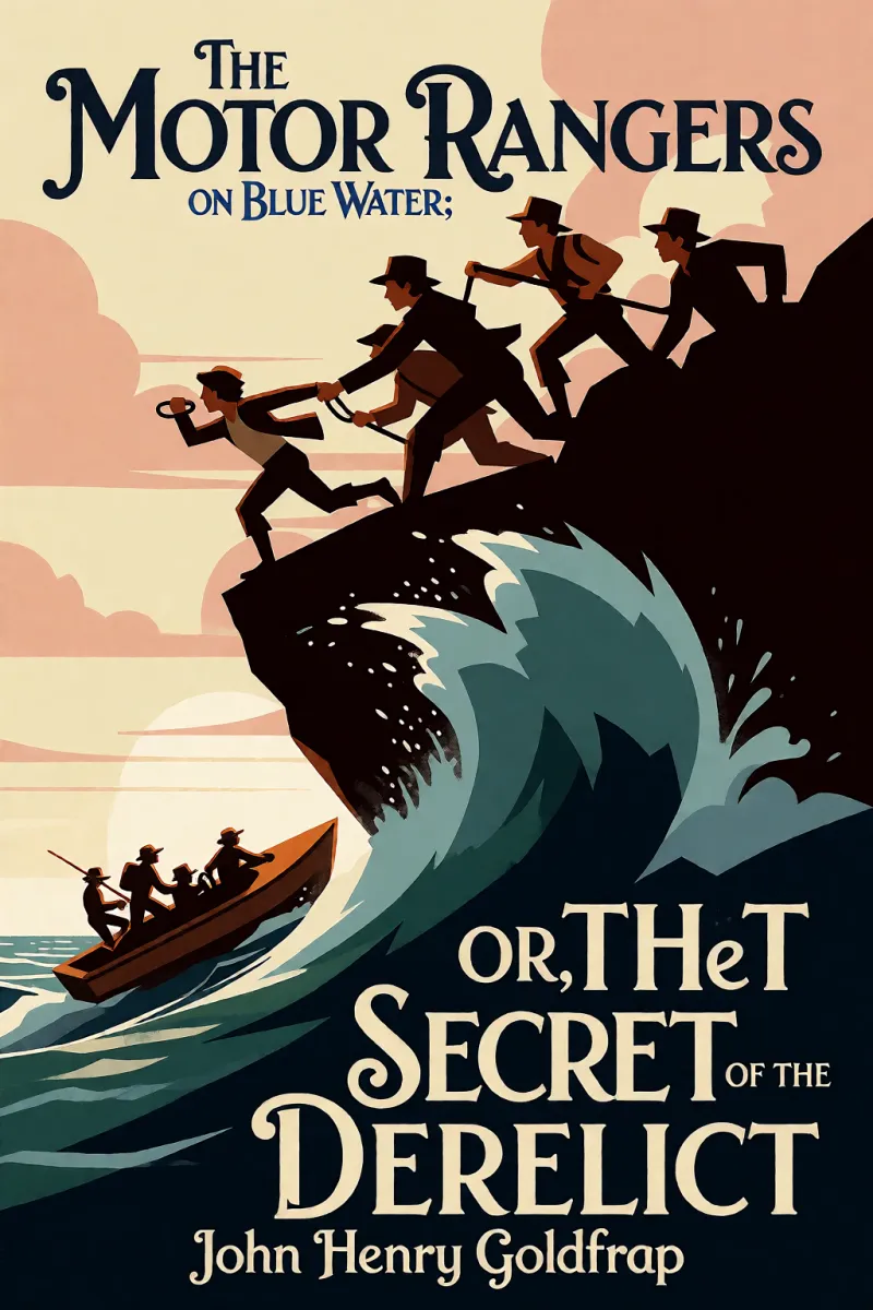 Cover of The Motor Rangers on Blue Water; or, The Secret of the Derelict by John Henry Goldfrap