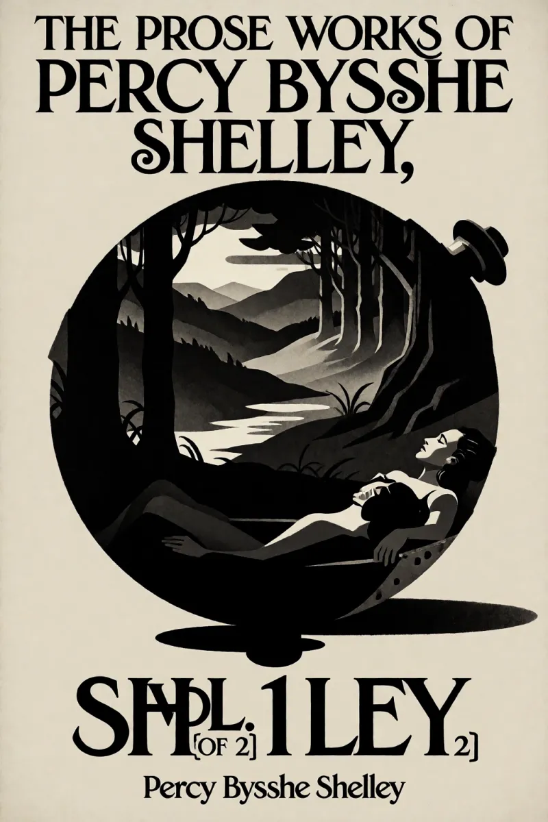 Cover of The Prose Works of Percy Bysshe Shelley, Vol. 1 [of 2] by Percy Bysshe Shelley