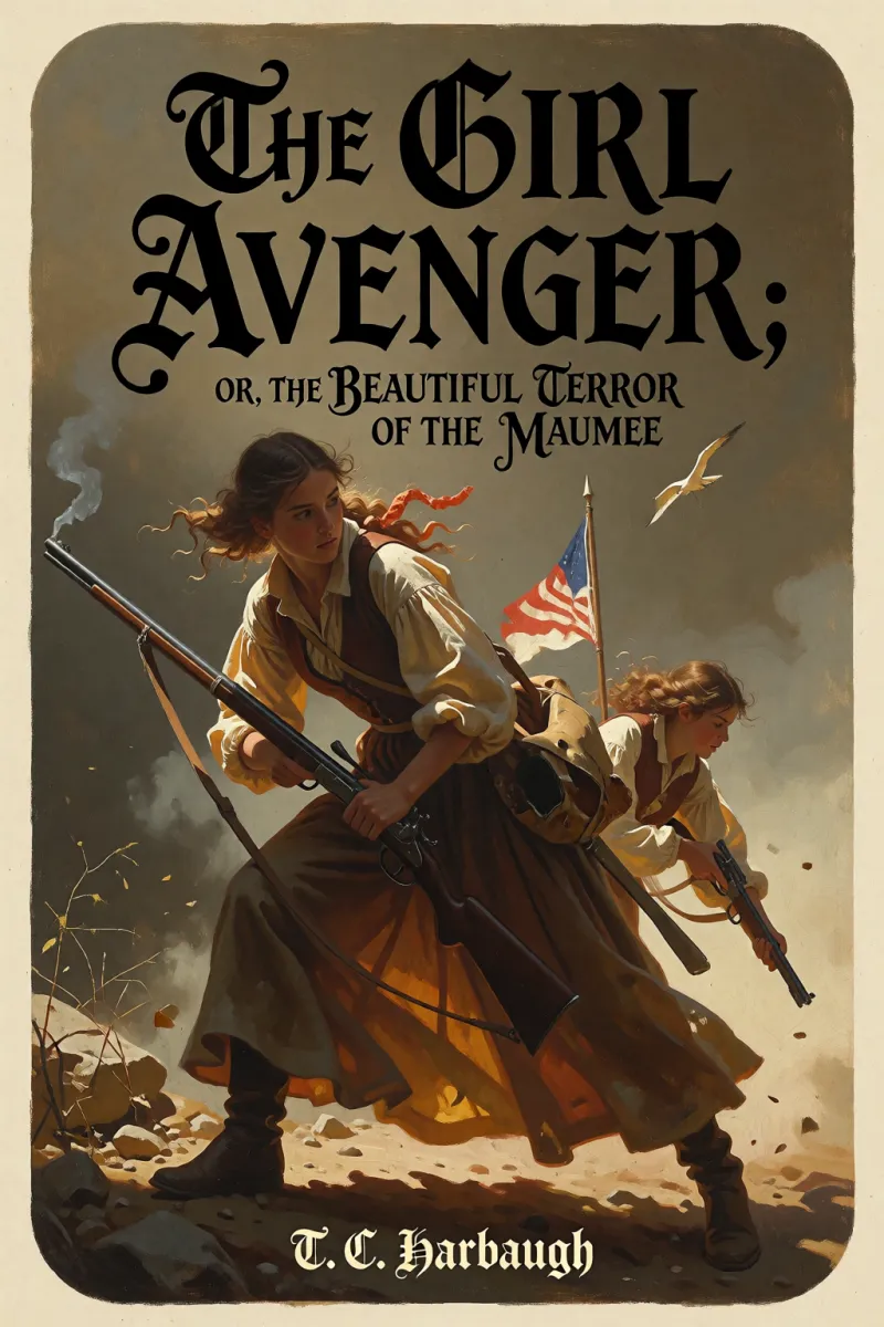 Cover of The Girl Avenger; or, The Beautiful Terror of the Maumee by T. C. Harbaugh