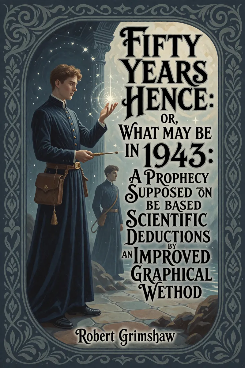 Cover of Fifty years hence: or, What may be in 1943: A prophecy supposed to be based on scientific deductions by an improved graphical method by Robert Grimshaw