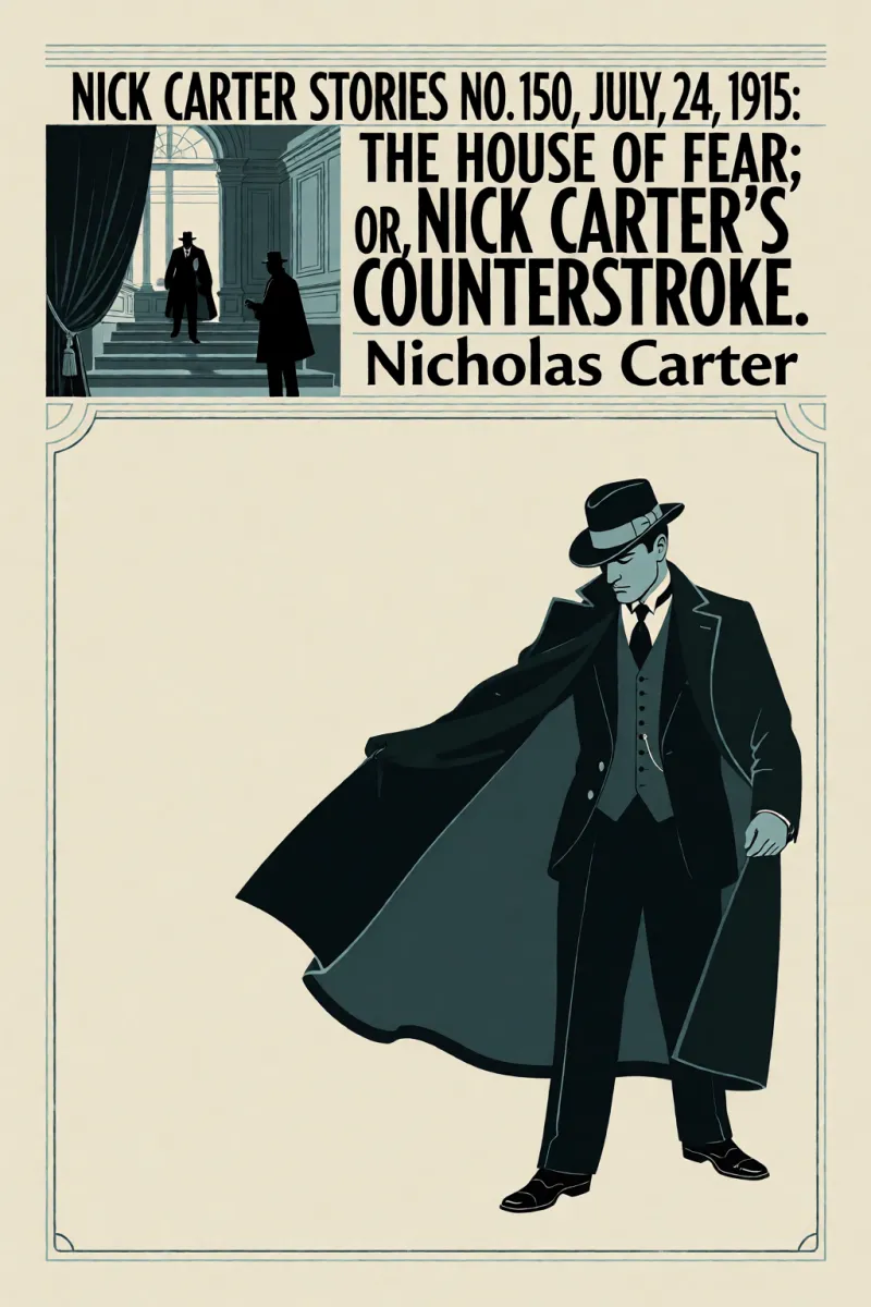 Cover of Nick Carter Stories No. 150, July 24, 1915: The House of Fear; or, Nick Carter's Counterstroke. by Nicholas Carter