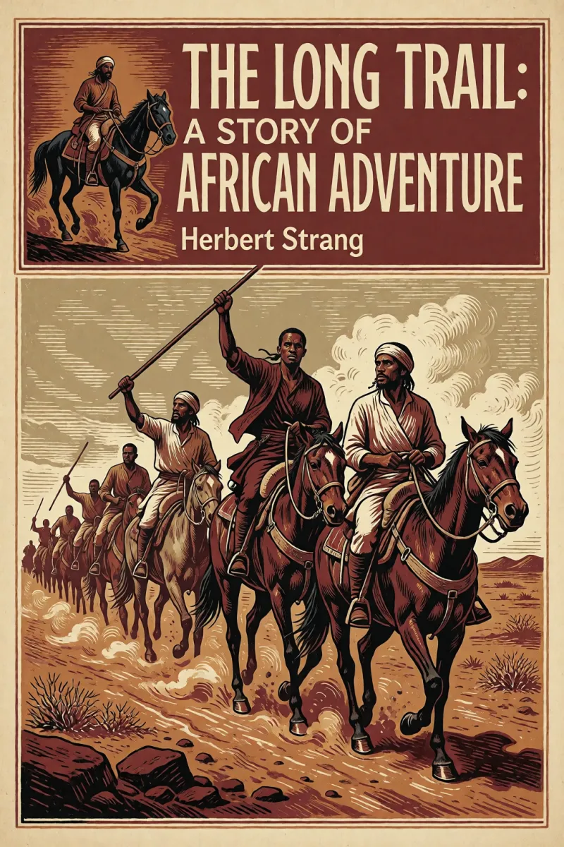 Cover of The long trail: A story of African adventure by Herbert Strang