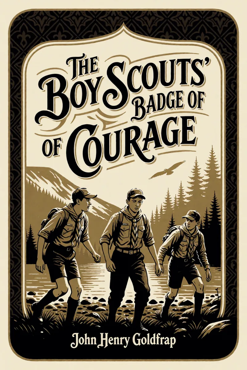 Cover of The Boy Scouts' badge of courage by John Henry Goldfrap